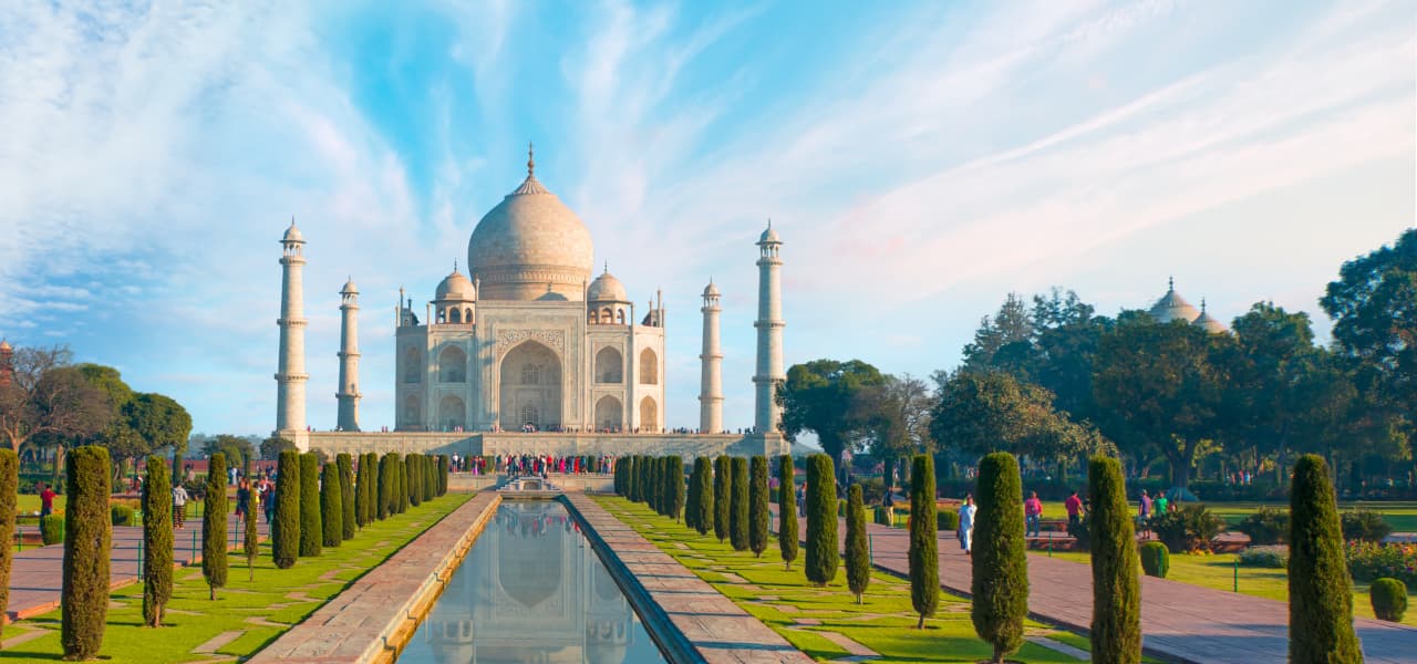 A Indien 1 (jpg) | Motiv ©muratart - stock.adobe.com | © stock.adobe.com, Juli 2024 Taj Mahal - Agra, Indien | Motiv ©muratart - stock.adobe.com | © stock.adobe.com, Juli 2024
